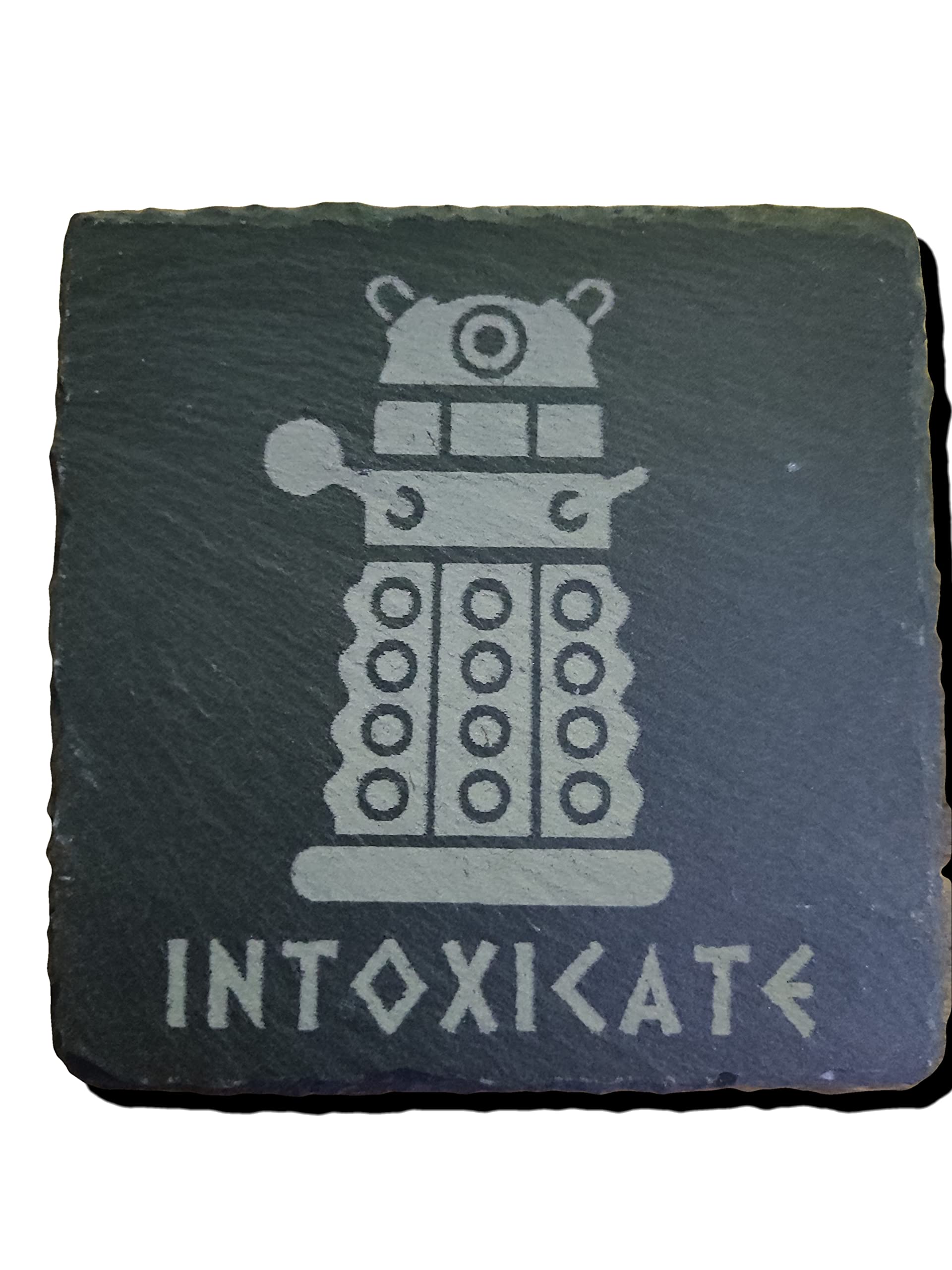 INTOXICATE DOCTOR WHO DALEK INSPIRED BEER MAT DRINK COASTER