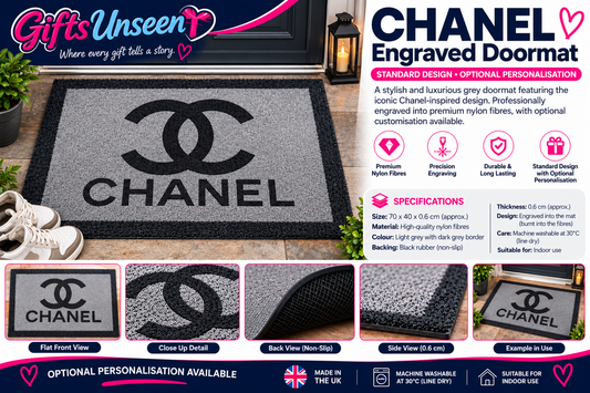 Chanel Inspired Luxury Doormat