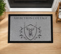 Family Name / House Stag Shield Inspired Grey Doormat