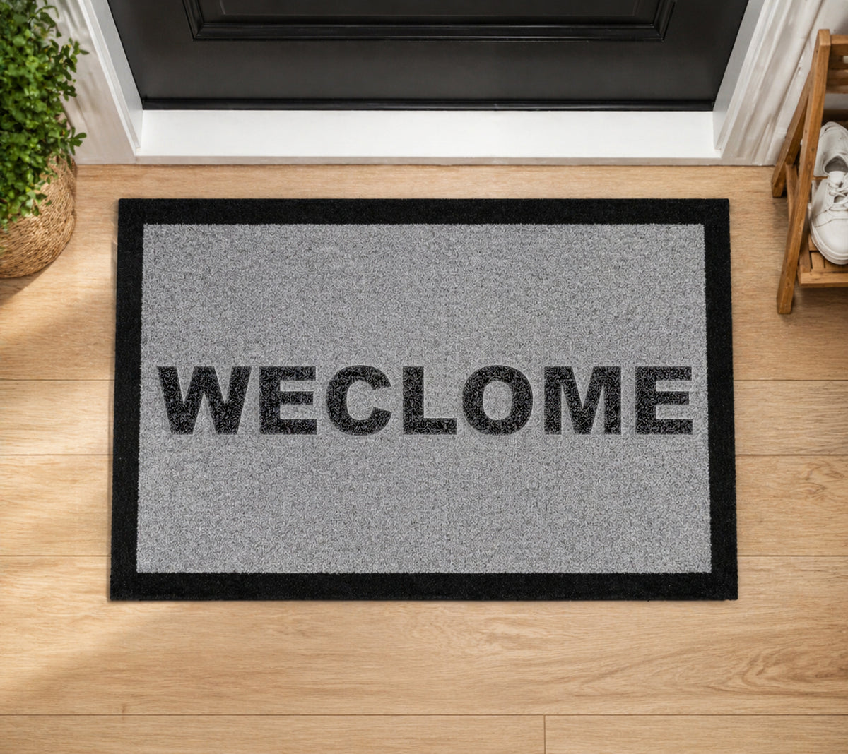 Weclome Still Game Inspired Grey Doormat