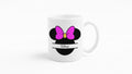 Minnie Personalised Mouse Head Purple Mug