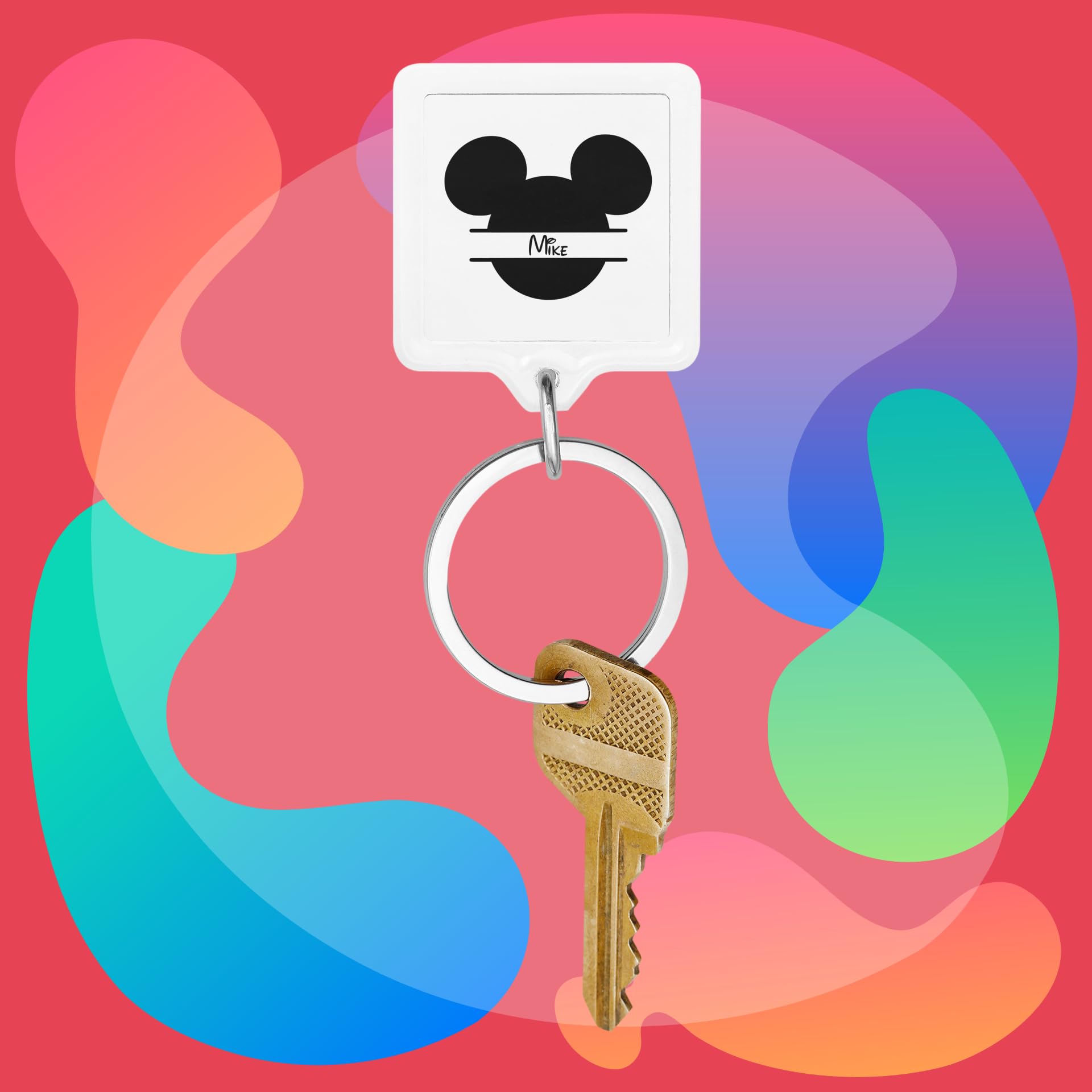 Mickey Disney Personalised Key Ring