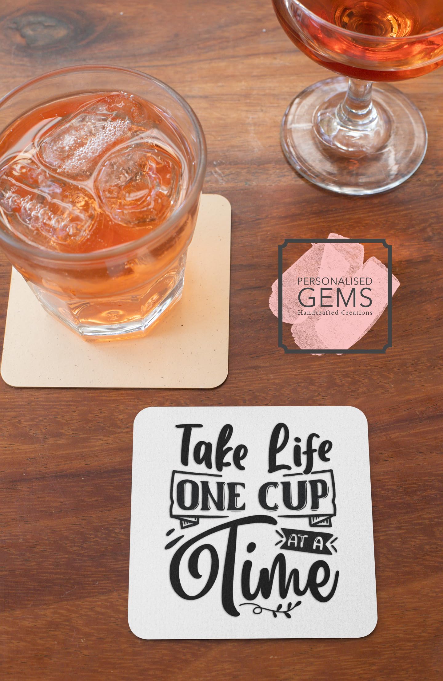 Take Life One Cup At A Time Coaster