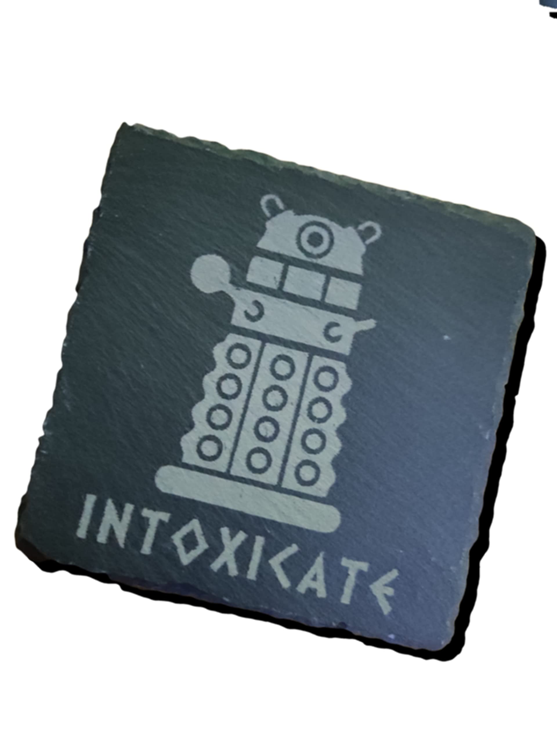 INTOXICATE DOCTOR WHO DALEK INSPIRED BEER MAT DRINK COASTER