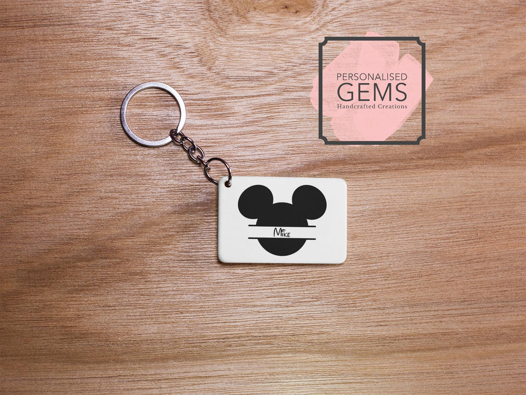 Mickey Disney Personalised Key Ring