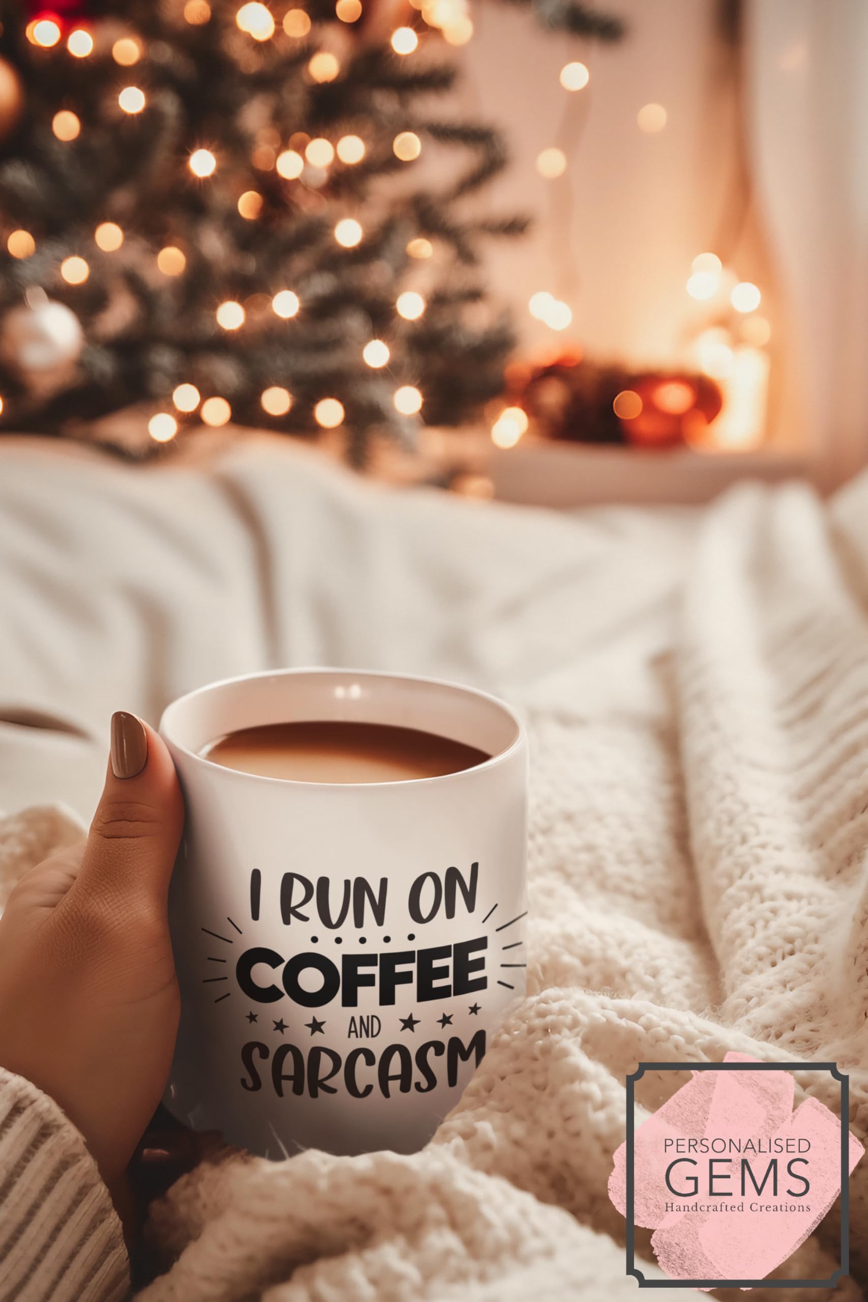 I Run On Coffee & Sarcasm Mug