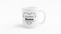 3 Lines of Text Personalised Mug Wreath Mug Handcrafted in The UK Leaving Gift Birthday Present Christmas Cup Death Custom