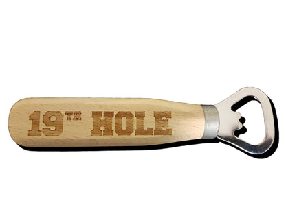 Beer Bottle Opener 19th Hole Golfing Fan Golfing Gift Golfer Present