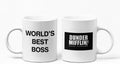 Worlds Best Boss Dunder Mifflin Inc Paper Company The Office Tv Show Mug