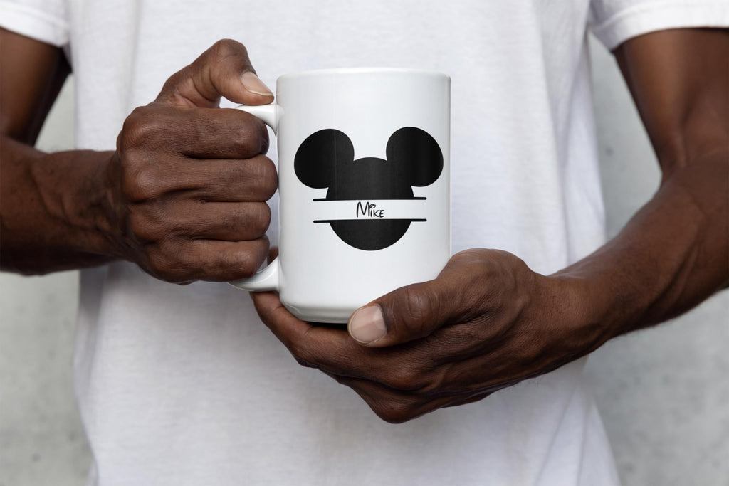 Mickey Personalised Mug Mouse Head Mug