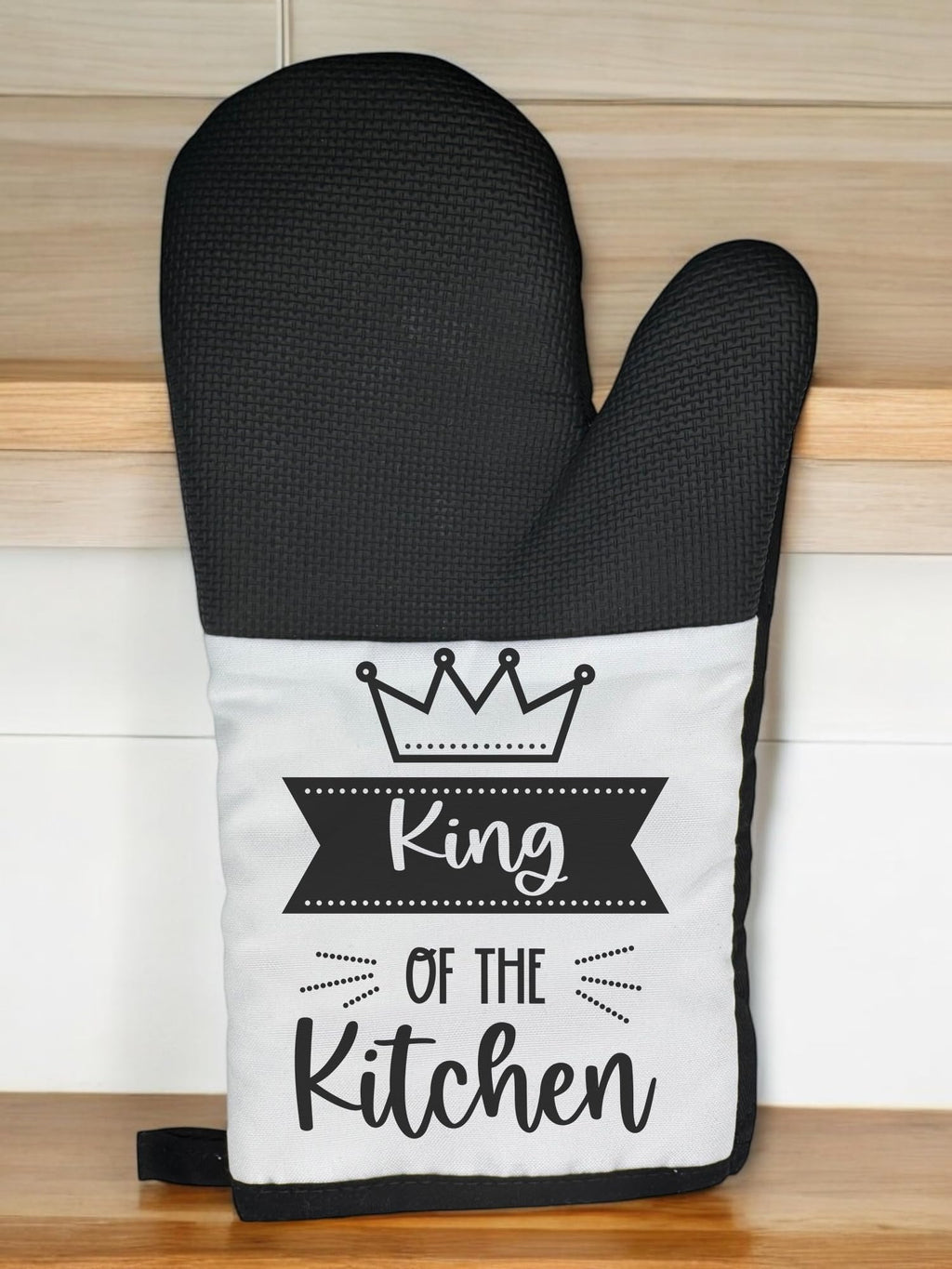 King Of The Kitchen Oven Mit Present Gift Idea Chritstmas