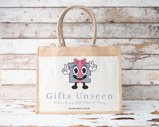 Personalised Jute Tote Bag With Your Logo