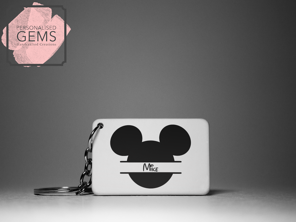 Personalised Keyring Mouse Charactor