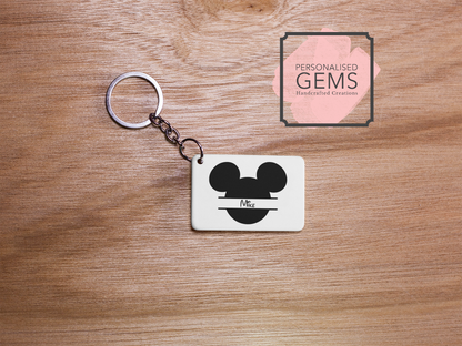 Personalised Keyring Mouse Charactor