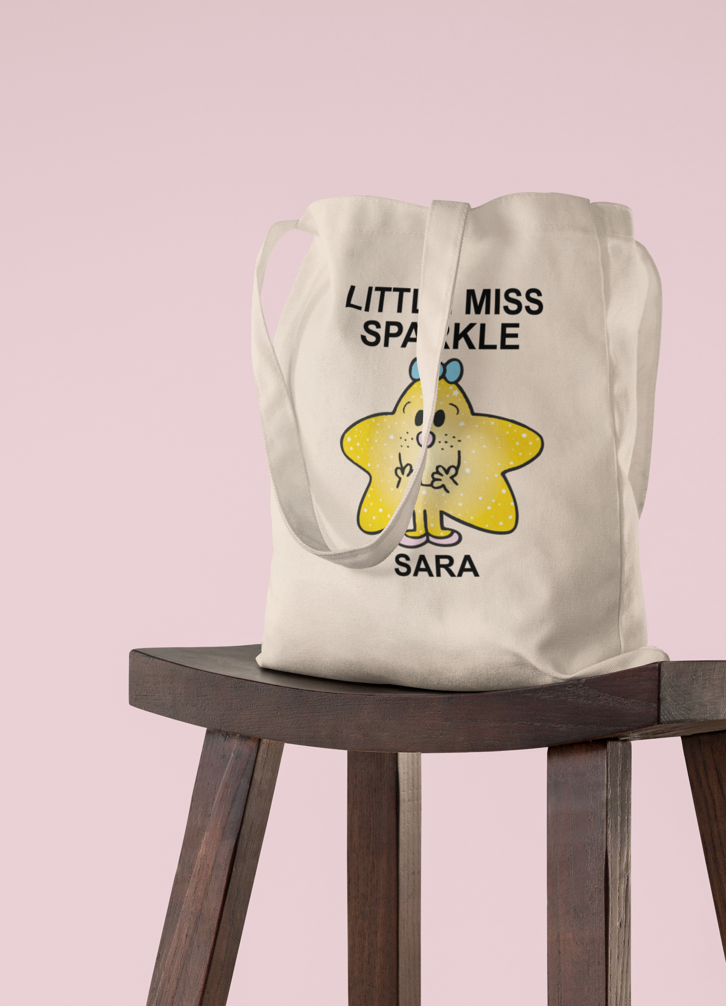 Personalised Tote Bag Little Characters & Name