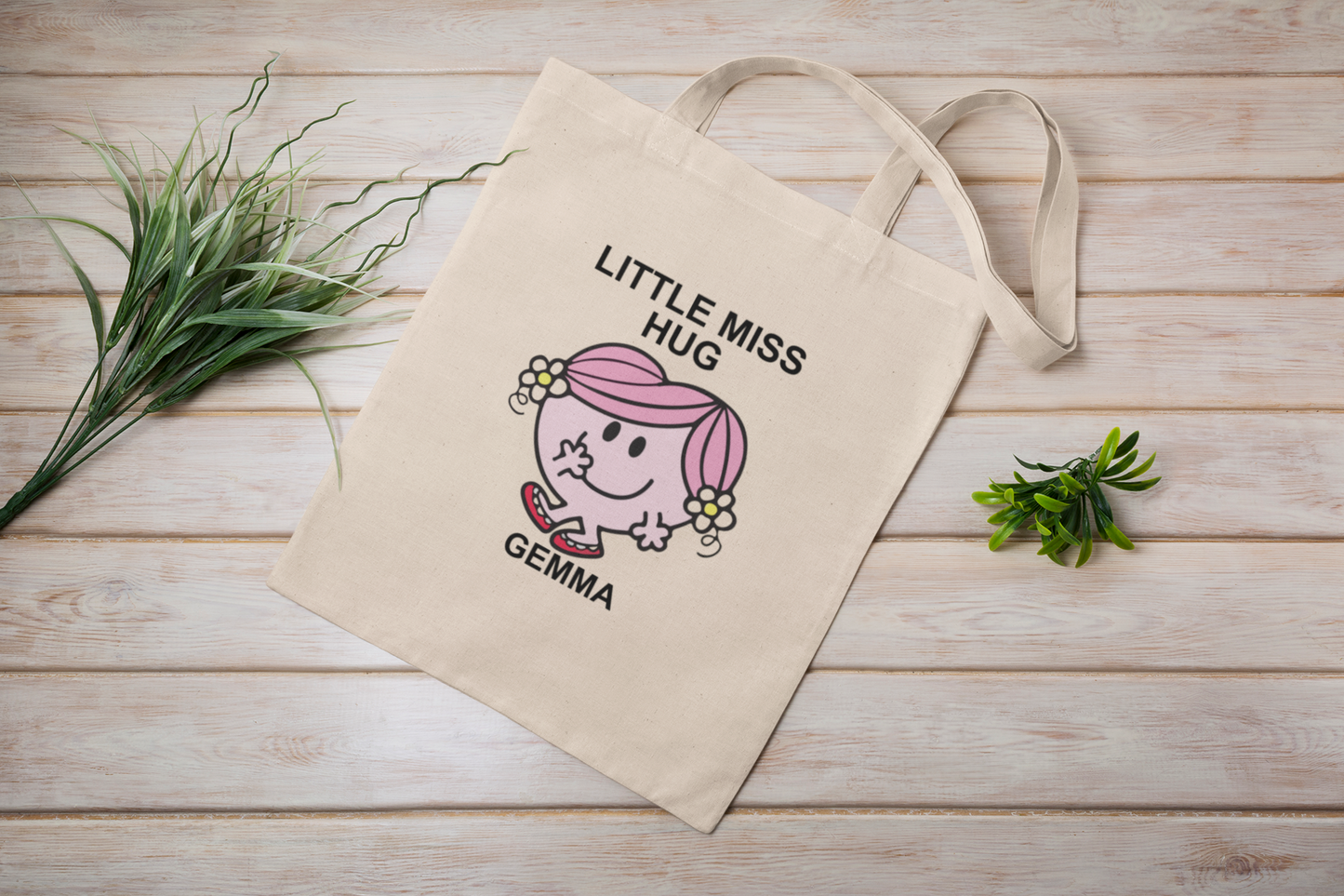 Personalised Tote Bag Little Characters & Name