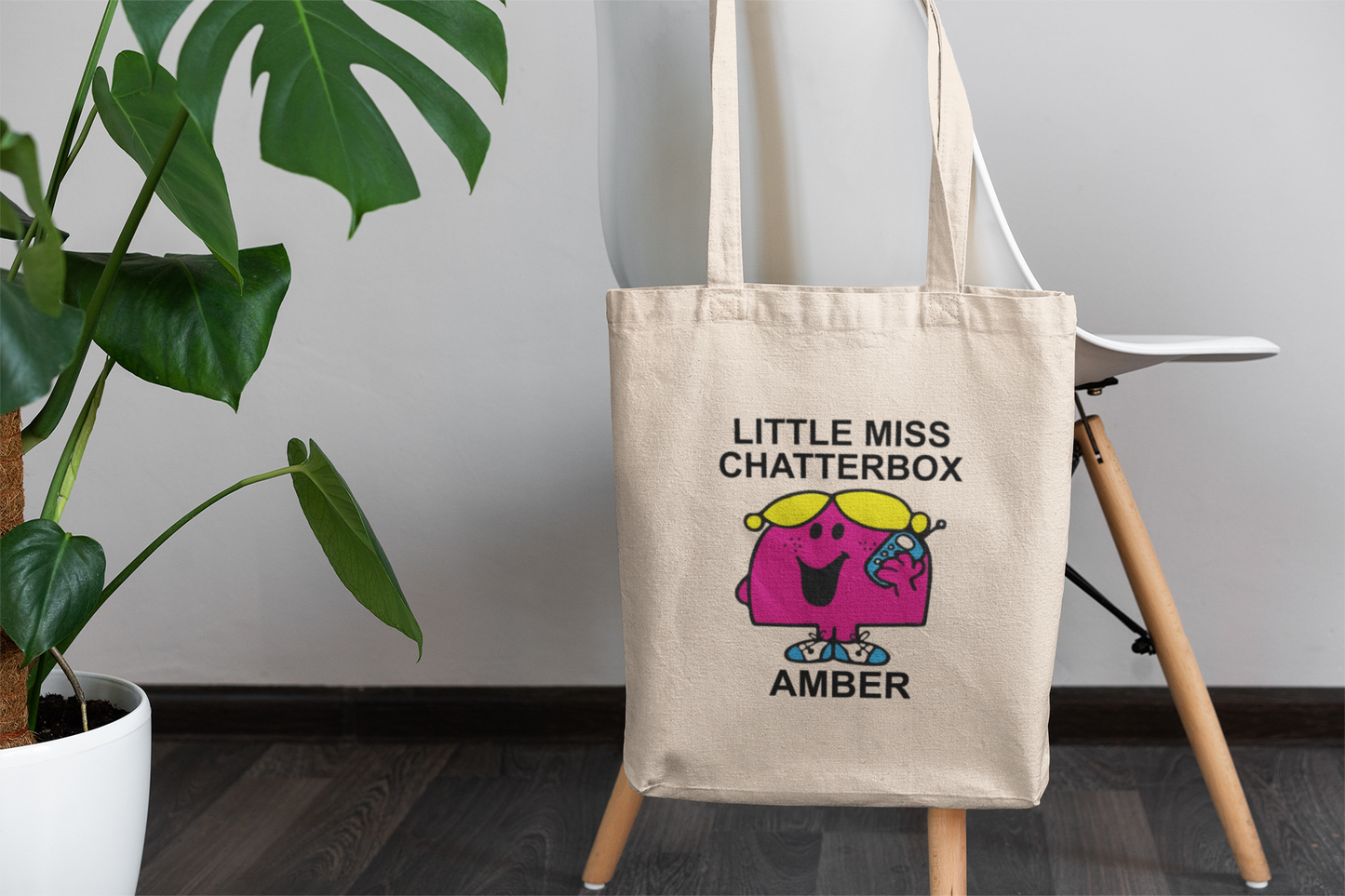 Personalised Tote Bag Little Characters & Name