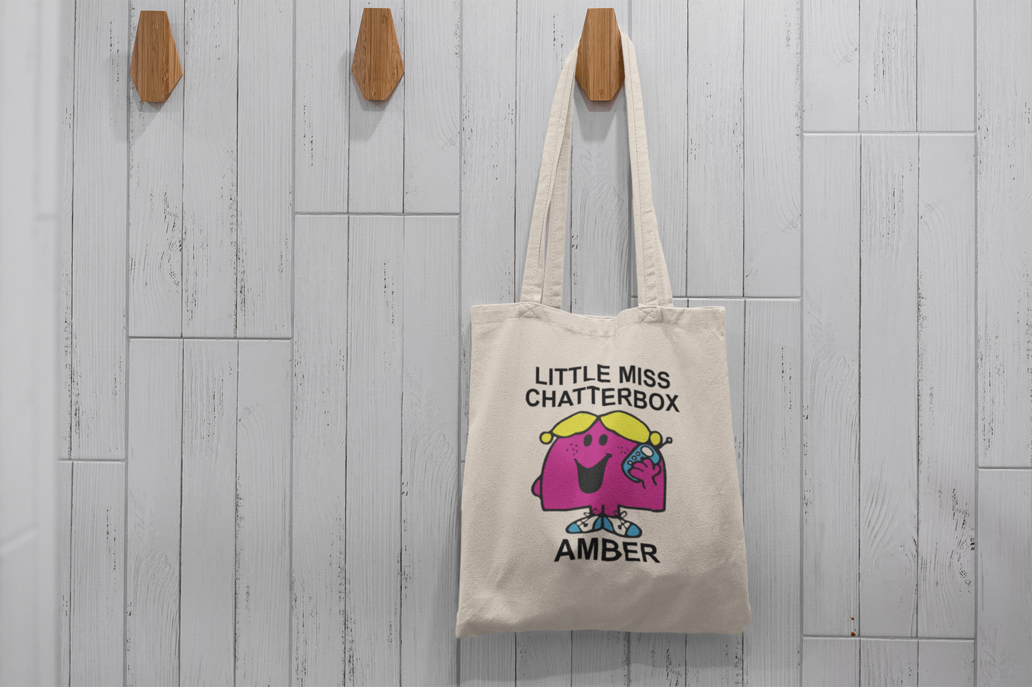 Personalised Tote Bag Little Characters & Name