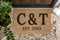 Personalised Welcome Coir Door Mat / Custom Bespoke Floor Rug Large, Doormat
