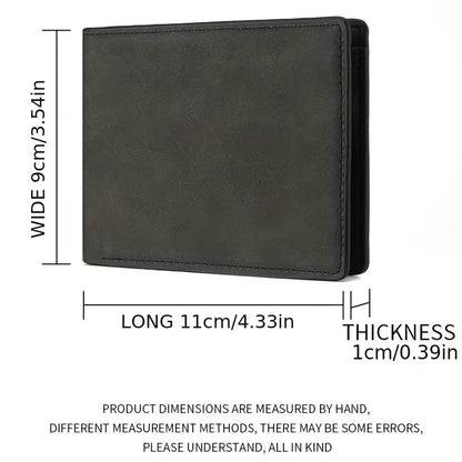 Personalised Wallet Name Black